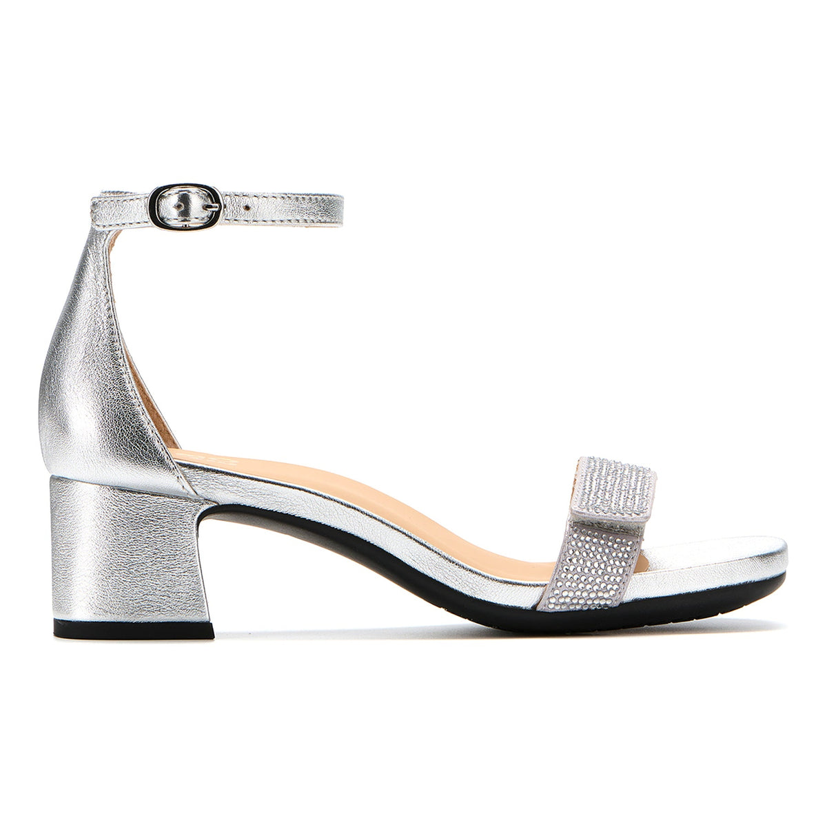 Avenue Strap Silver Sparkle | ABEO Footwear