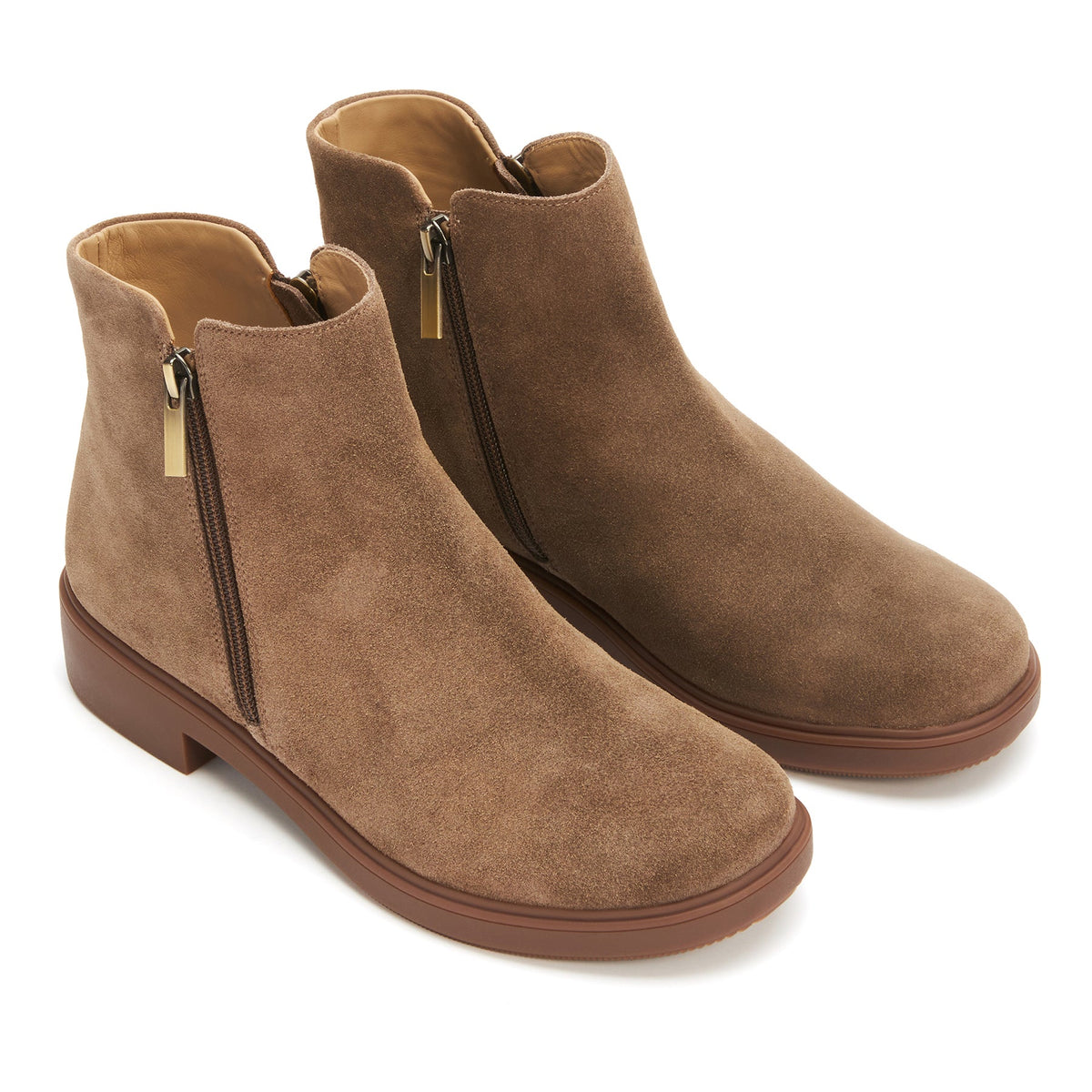 Compass Zip Dark Taupe | ABEO Footwear