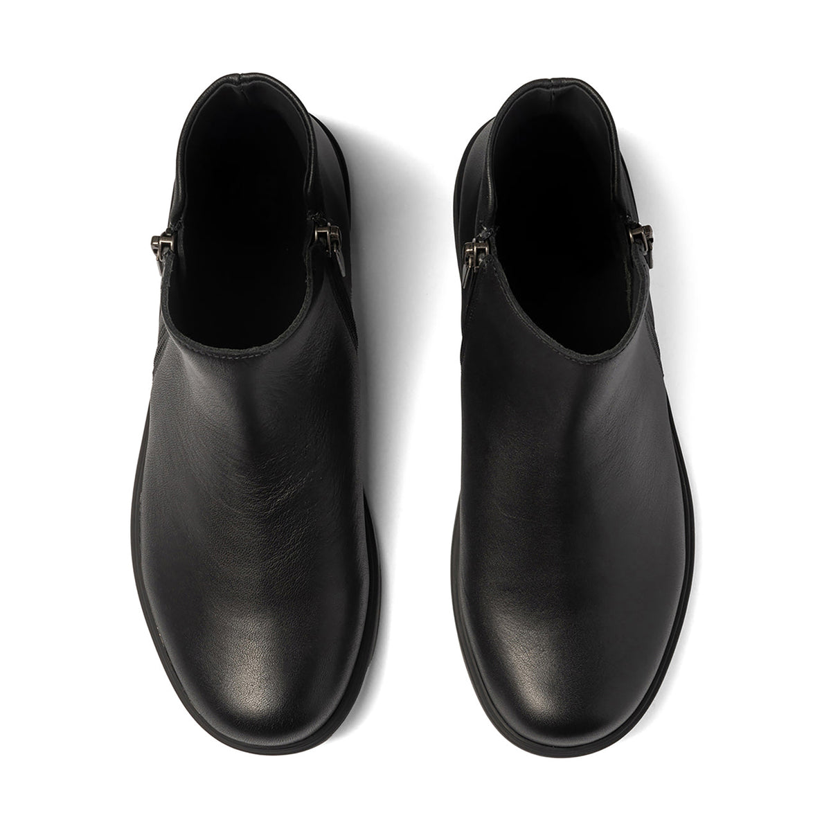 Compass Zip Metatarsal Black Leather | ABEO Footwear