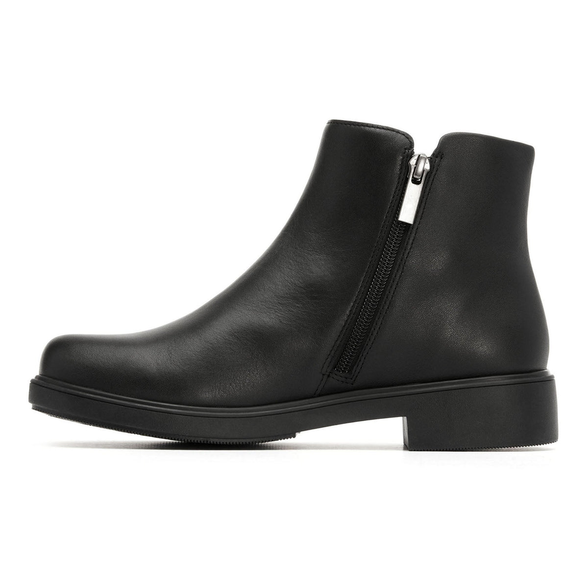 Compass Zip Metatarsal Black Leather | ABEO Footwear