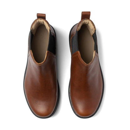 Vista Chelsea Dark Tan | ABEO Footwear