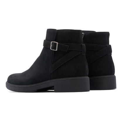 Compass Buckle Black Nubuck | ABEO Footwear