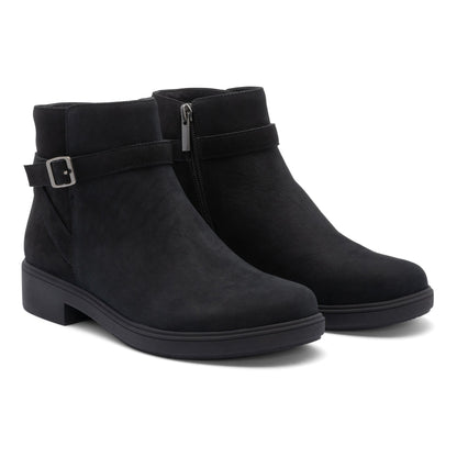 Compass Buckle Black Nubuck | ABEO Footwear