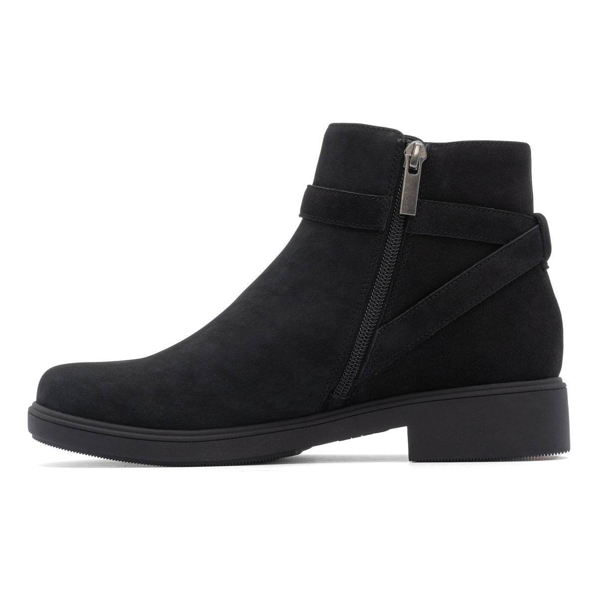 Compass Buckle Black Nubuck | ABEO Footwear