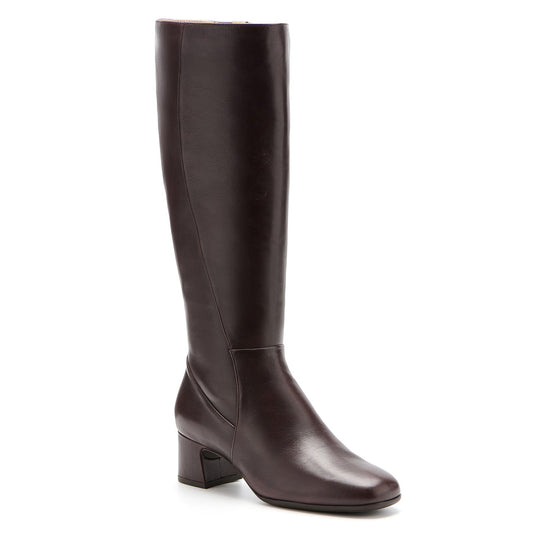 Avenue Tall Chocolate Leather | ABEO Footwear