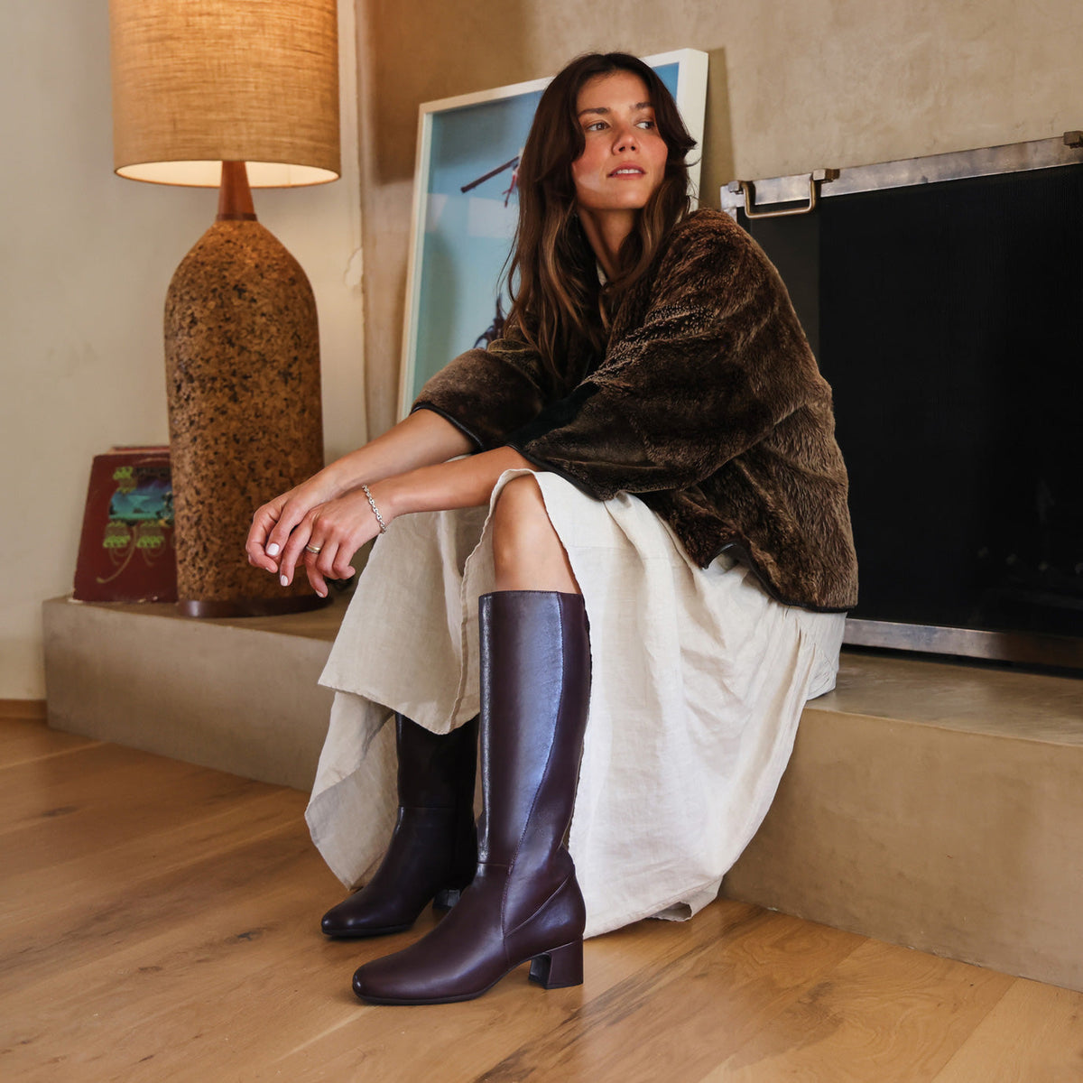 Avenue Tall Chocolate Leather | ABEO Footwear