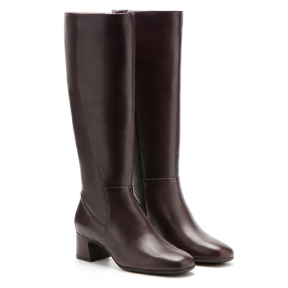 Avenue Tall Chocolate Leather | ABEO Footwear