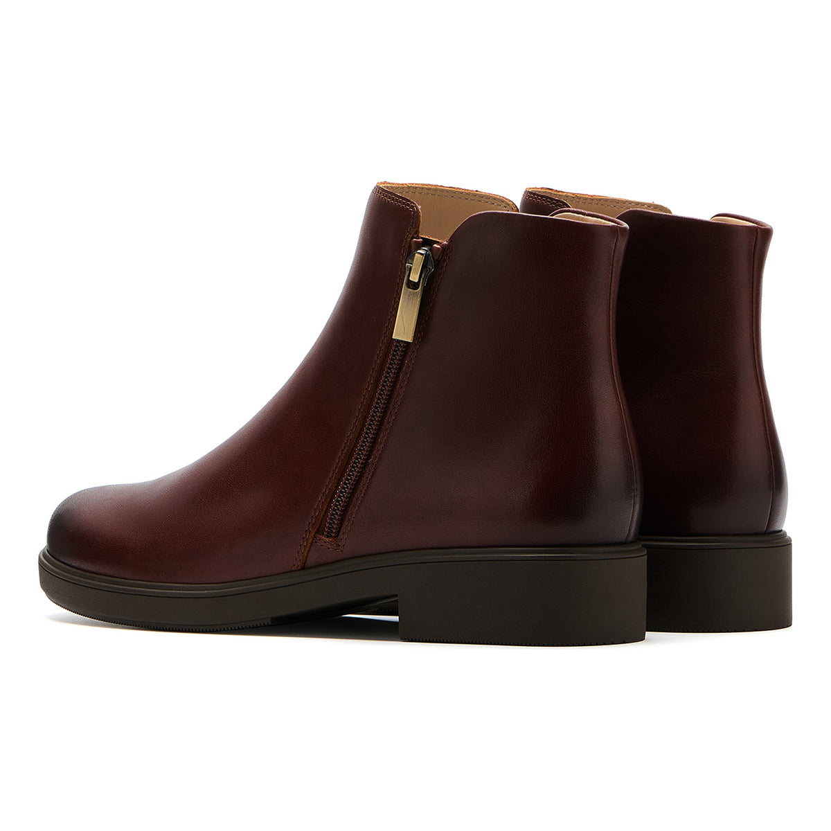 Compass Zip Metatarsal Brown Leather | ABEO Footwear