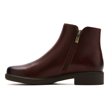 Compass Zip Brown Leather | ABEO Footwear