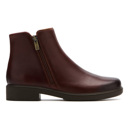 Compass Zip Brown Leather | ABEO Footwear