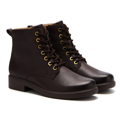 Compass Lace Metatarsal Chocolate Leather | ABEO Footwear