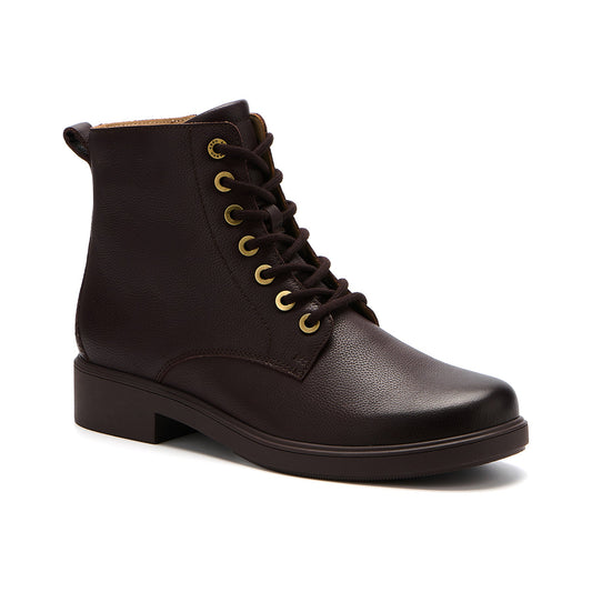 Compass Lace Chocolate Leather | ABEO Footwear