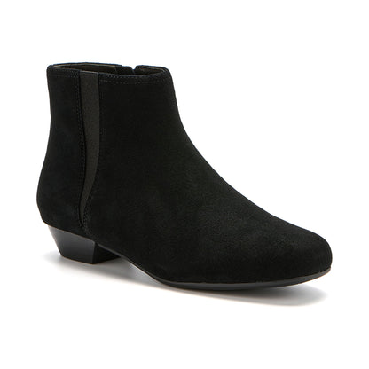 Via Boot Metatarsal Black Suede | ABEO Footwear