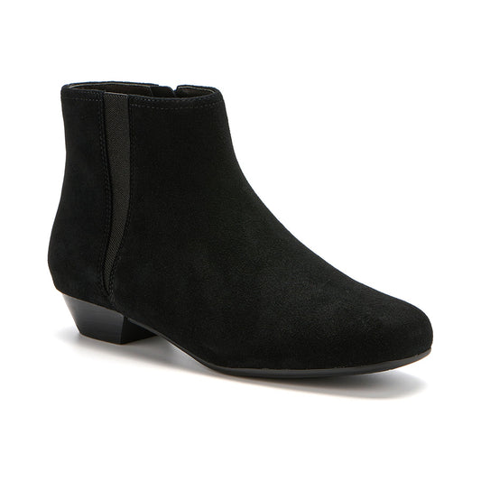 Via Boot Metatarsal Black Suede | ABEO Footwear