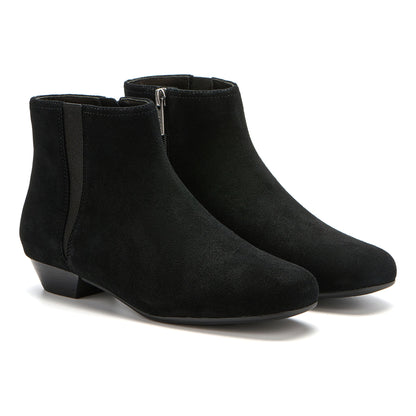 Via Boot Metatarsal Black Suede | ABEO Footwear