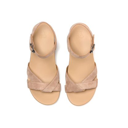 Riviera II Buckle Taupe | ABEO Footwear