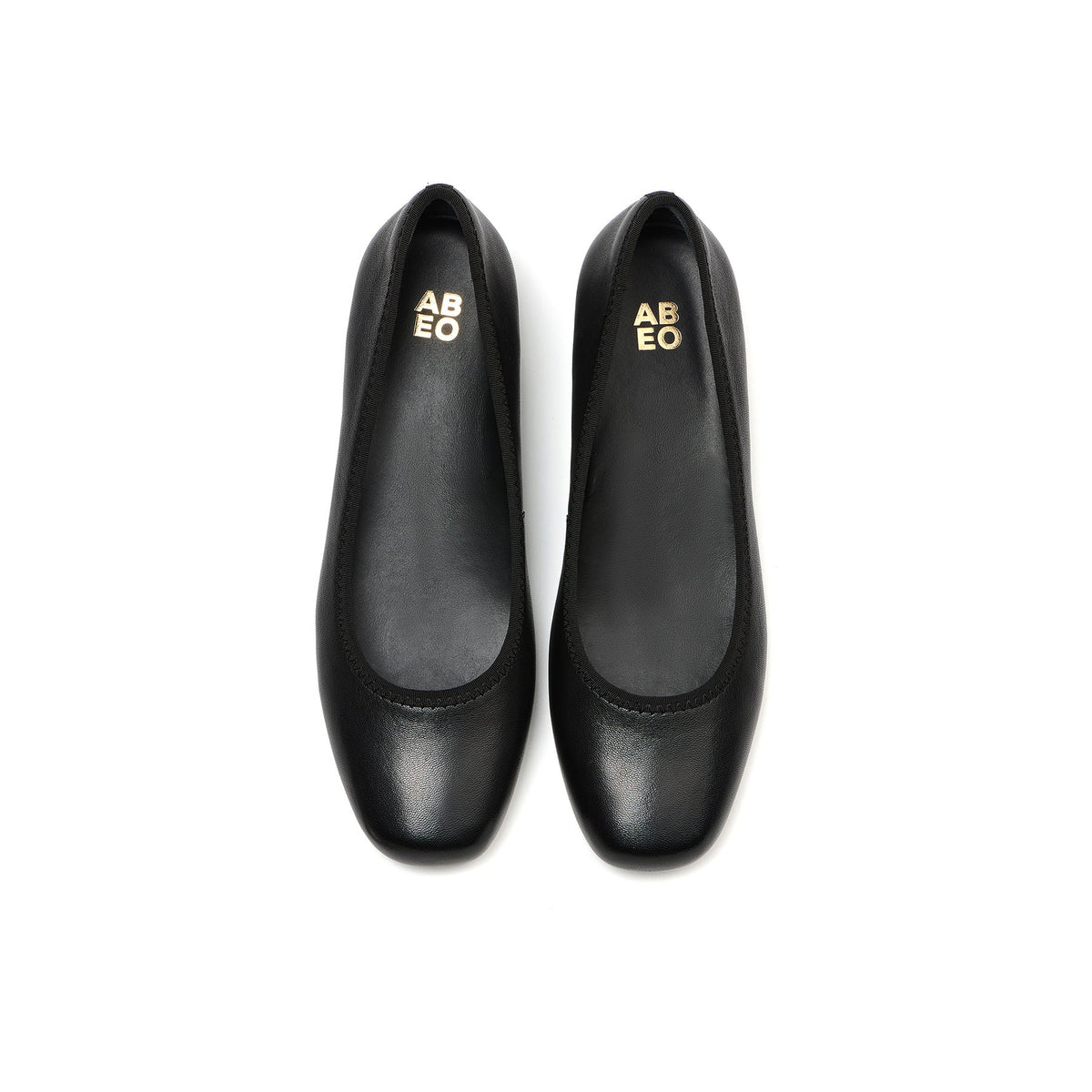 Via Pump Black Leather | ABEO Footwear