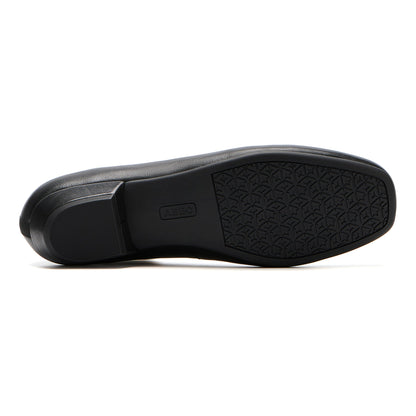 Via Pump Black Leather | ABEO Footwear