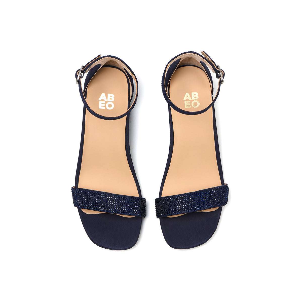 Avenue Strap Navy Sparkle | ABEO Footwear