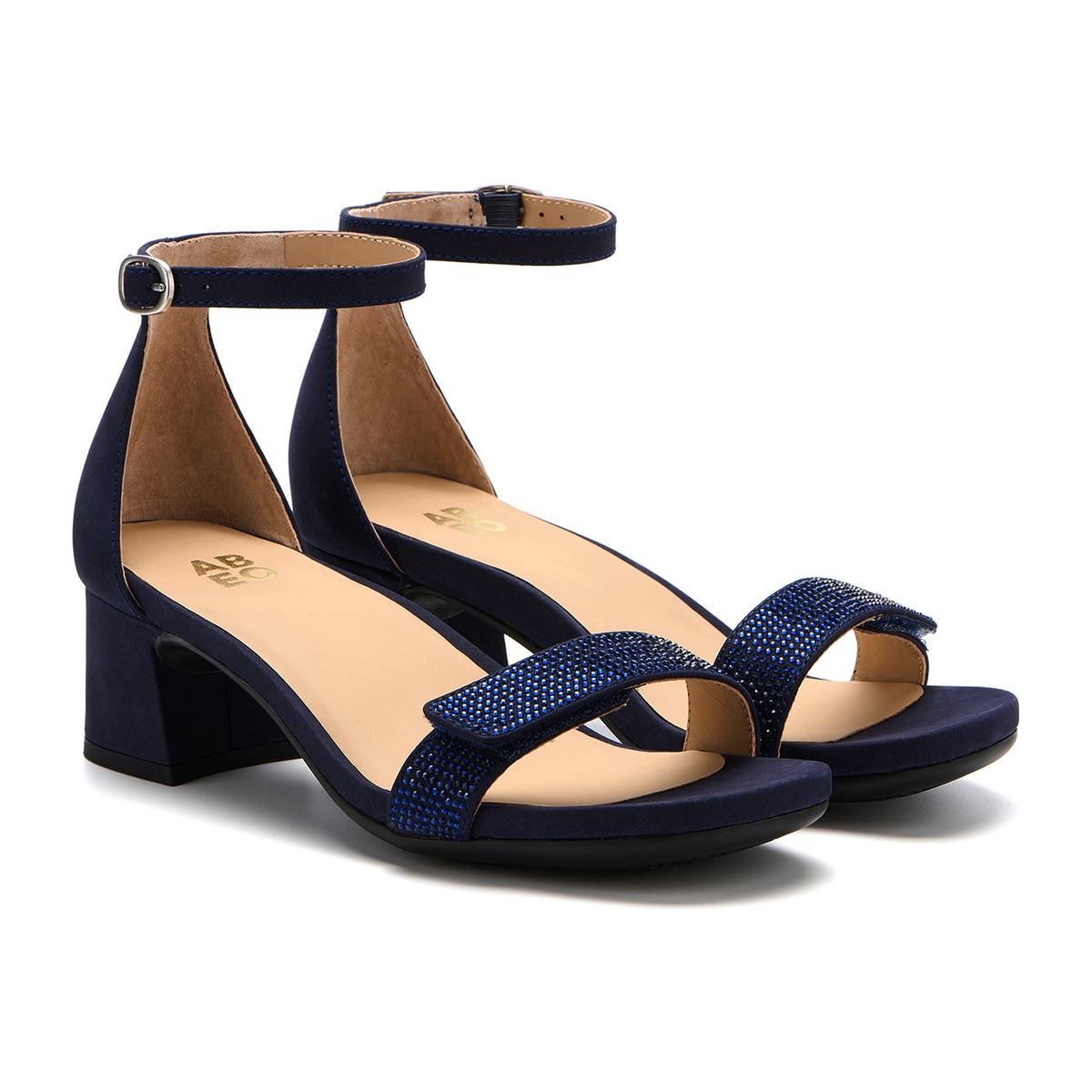 Avenue Strap Navy Sparkle | ABEO Footwear