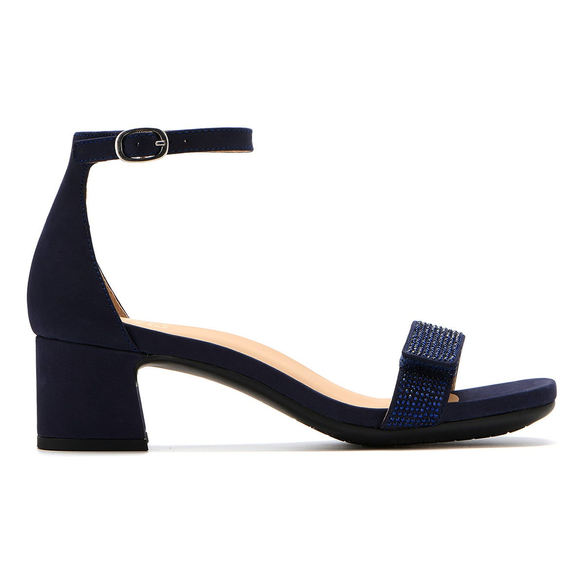 Avenue Strap Navy Sparkle | ABEO Footwear