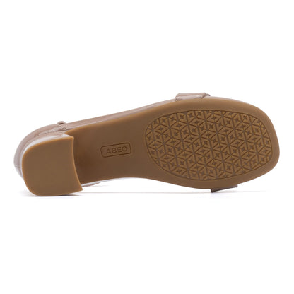 Avenue Strap Metatarsal Tan Patent | ABEO Footwear