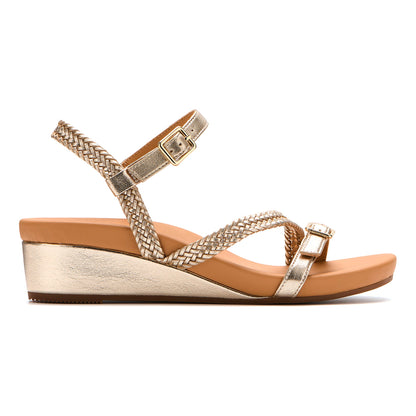 Riviera II Thin Metatarsal Light Gold | ABEO Footwear