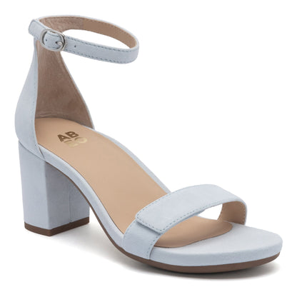 Tempo Strap Light Blue Suede | ABEO Footwear