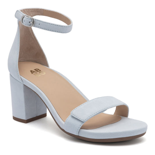 Tempo Strap Light Blue Suede | ABEO Footwear