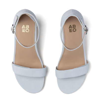 Tempo Strap Light Blue Suede | ABEO Footwear