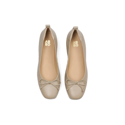 Cadence Bow Taupe | ABEO Footwear