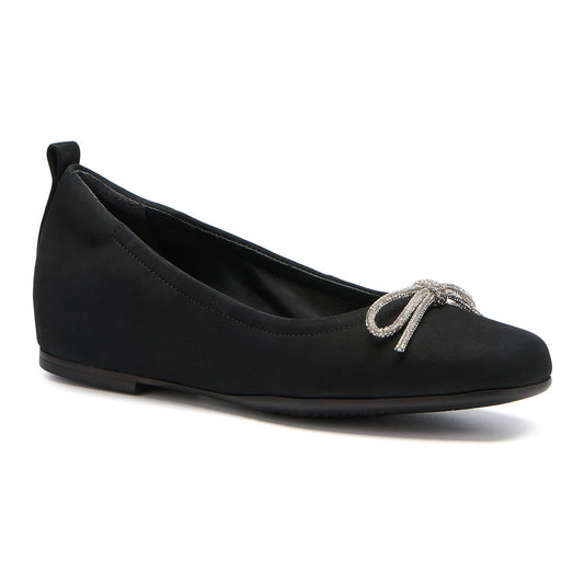 Cadence Bow Black Sparkle | ABEO Footwear