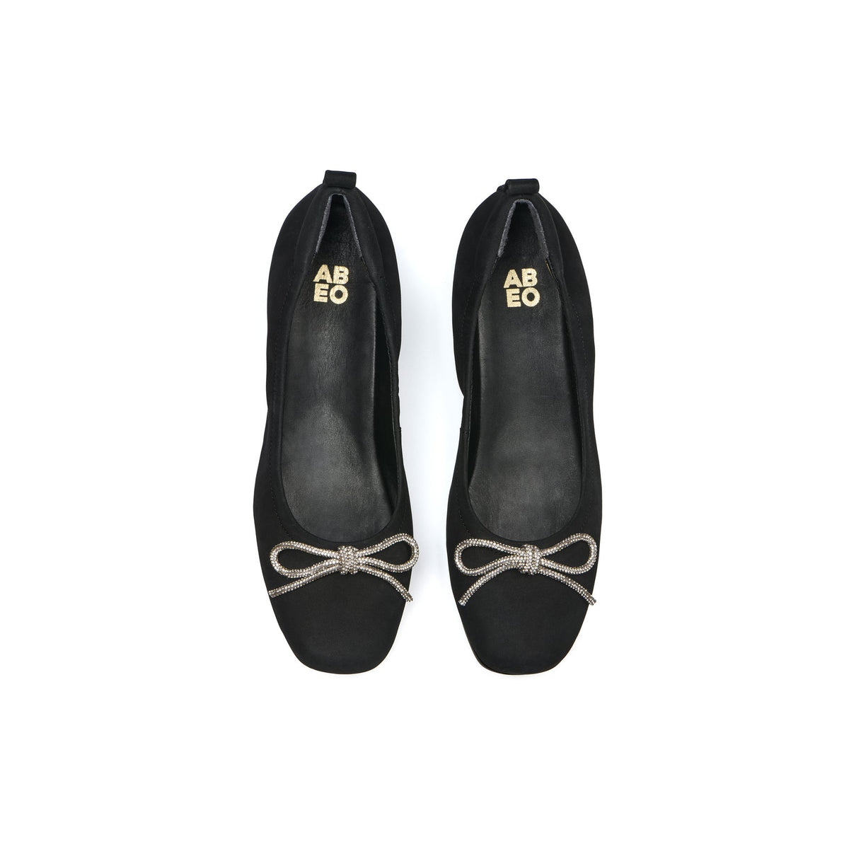 Cadence Bow Black Sparkle | ABEO Footwear