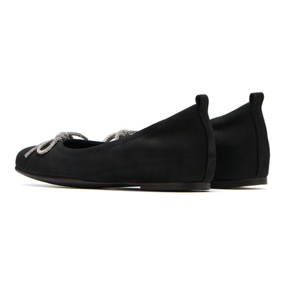 Cadence Bow Black Sparkle | ABEO Footwear