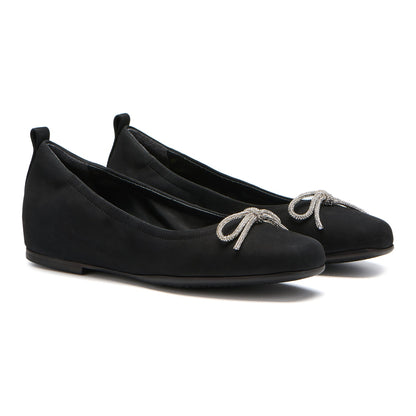 Cadence Bow Black Sparkle | ABEO Footwear