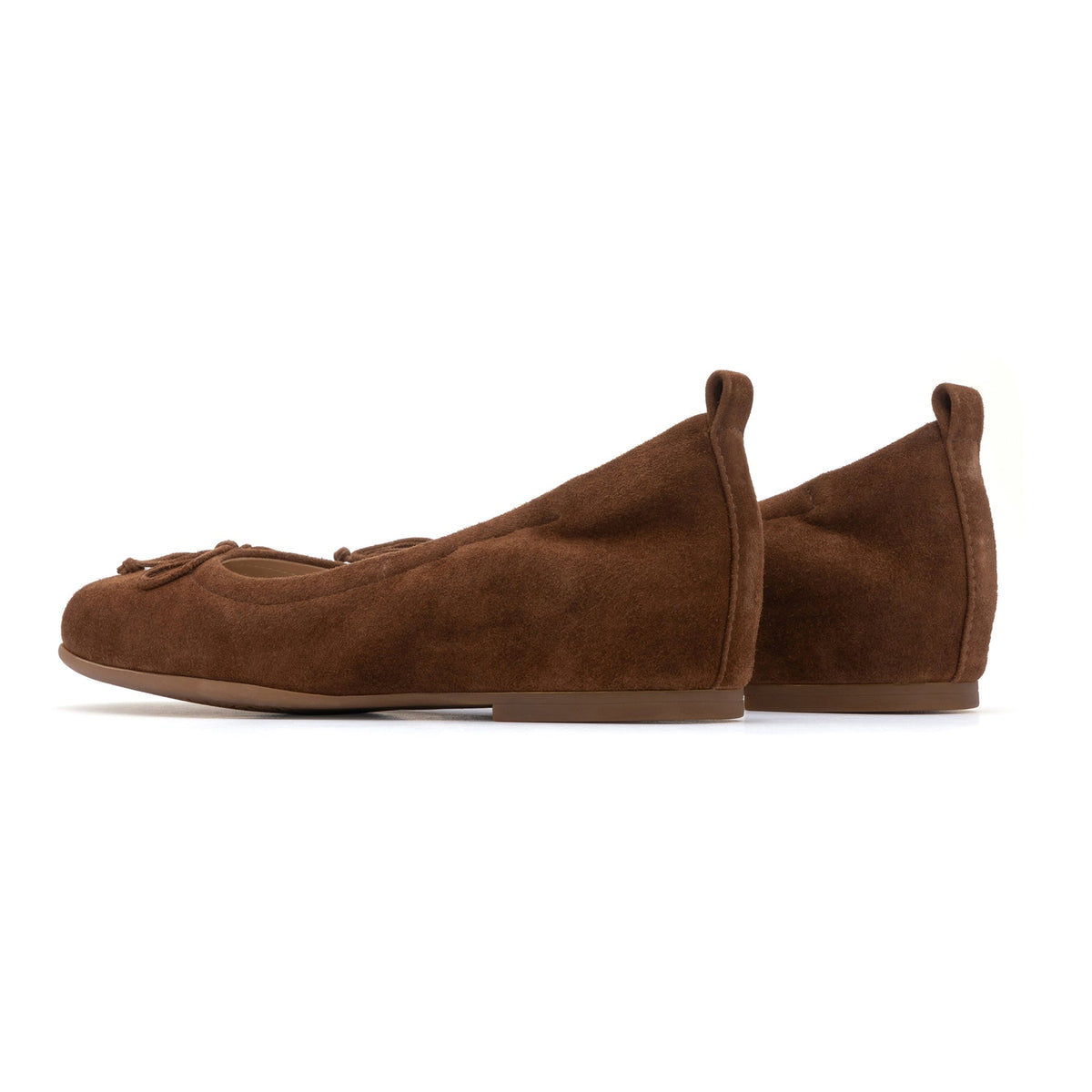 Cadence Bow Caramel Suede | ABEO Footwear
