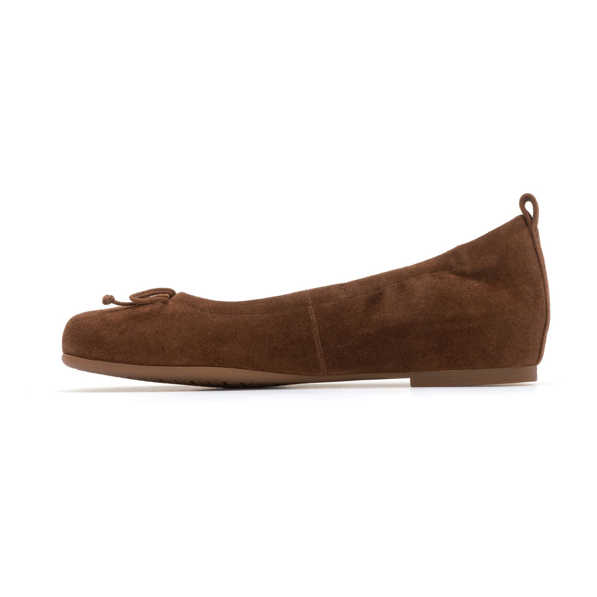 Cadence Bow Caramel Suede | ABEO Footwear