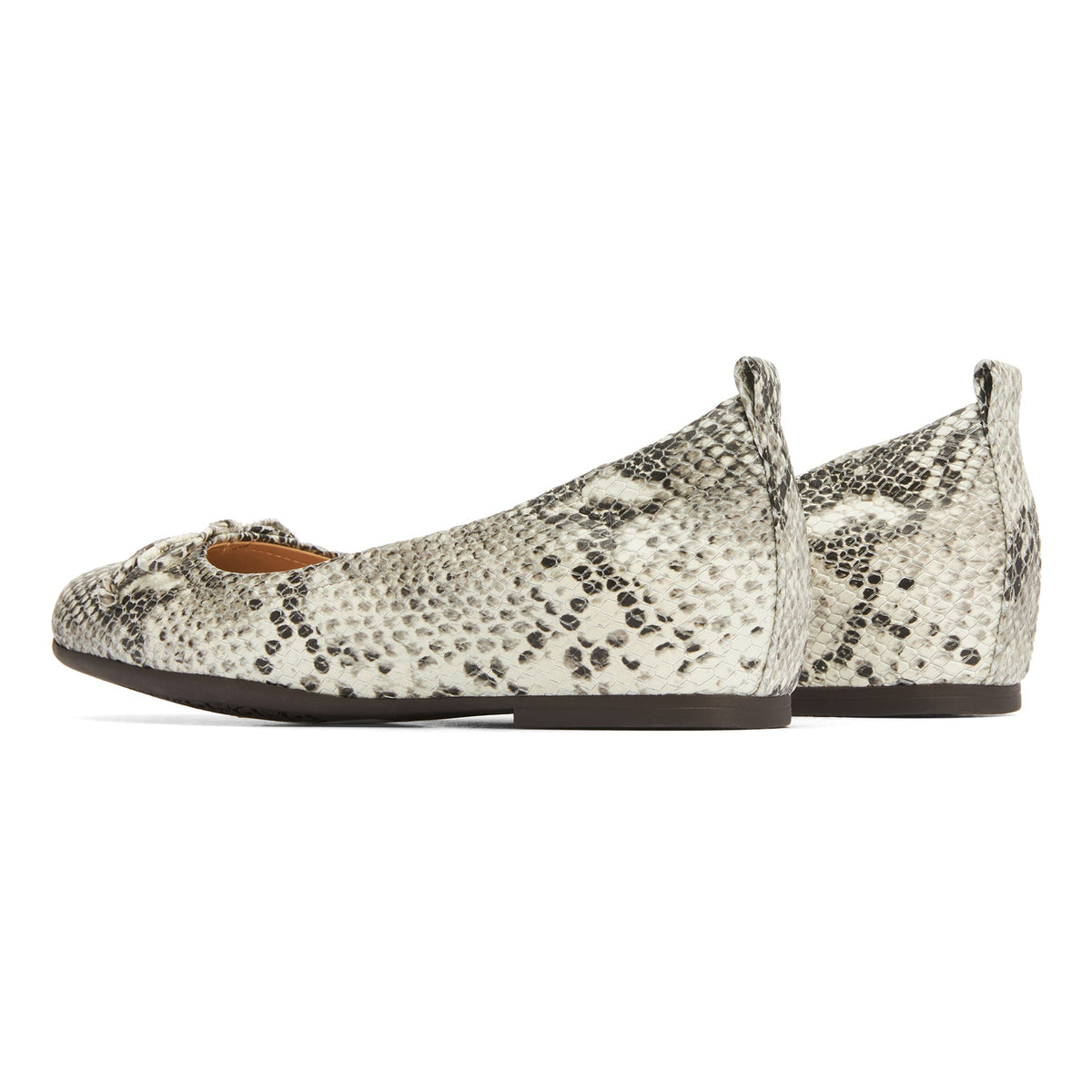 Cadence Bow Snake Print Leather | ABEO Footwear