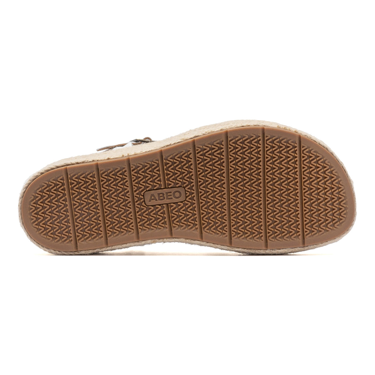 Solstice Buckle Sandal White Leather | ABEO Footwear