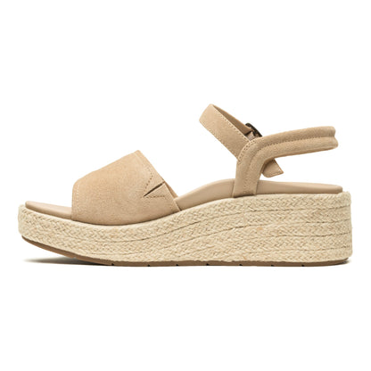 Solstice Buckle Sandal Metatarsal Cuban Sand Suede | ABEO Footwear