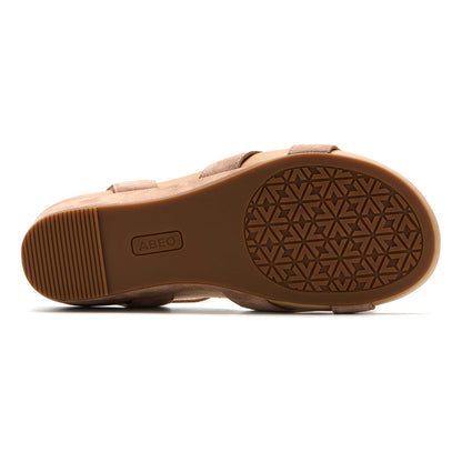 Riviera II Buckle Metatarsal Taupe | ABEO Footwear
