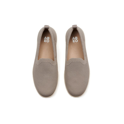 Encore Knit Slip On Taupe | ABEO Footwear