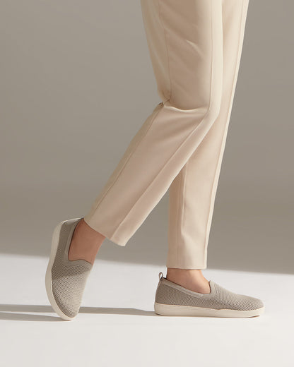 Encore Knit Slip On Taupe | ABEO Footwear