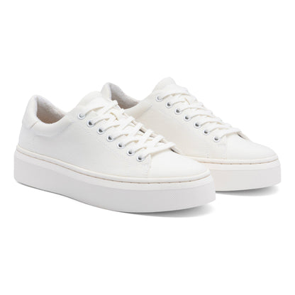 Jumpstreet Sneaker White Canvas | ABEO Footwear