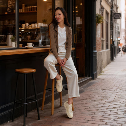 Encore Court Metatarsal Off White | ABEO Footwear
