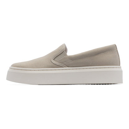 Jumpstreet Slip On Metatarsal Beige Canvas | ABEO Footwear