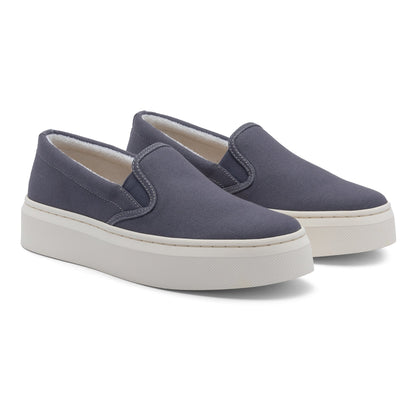 Jumpstreet Slip On Navy Canvas | ABEO Footwear