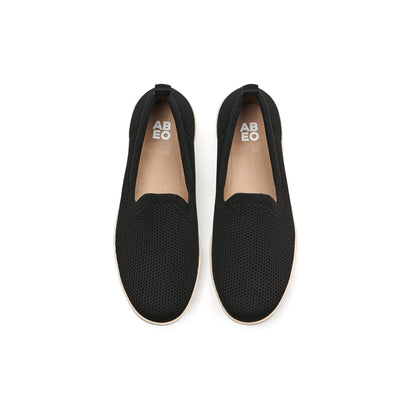 Encore Knit Slip On Black | ABEO Footwear