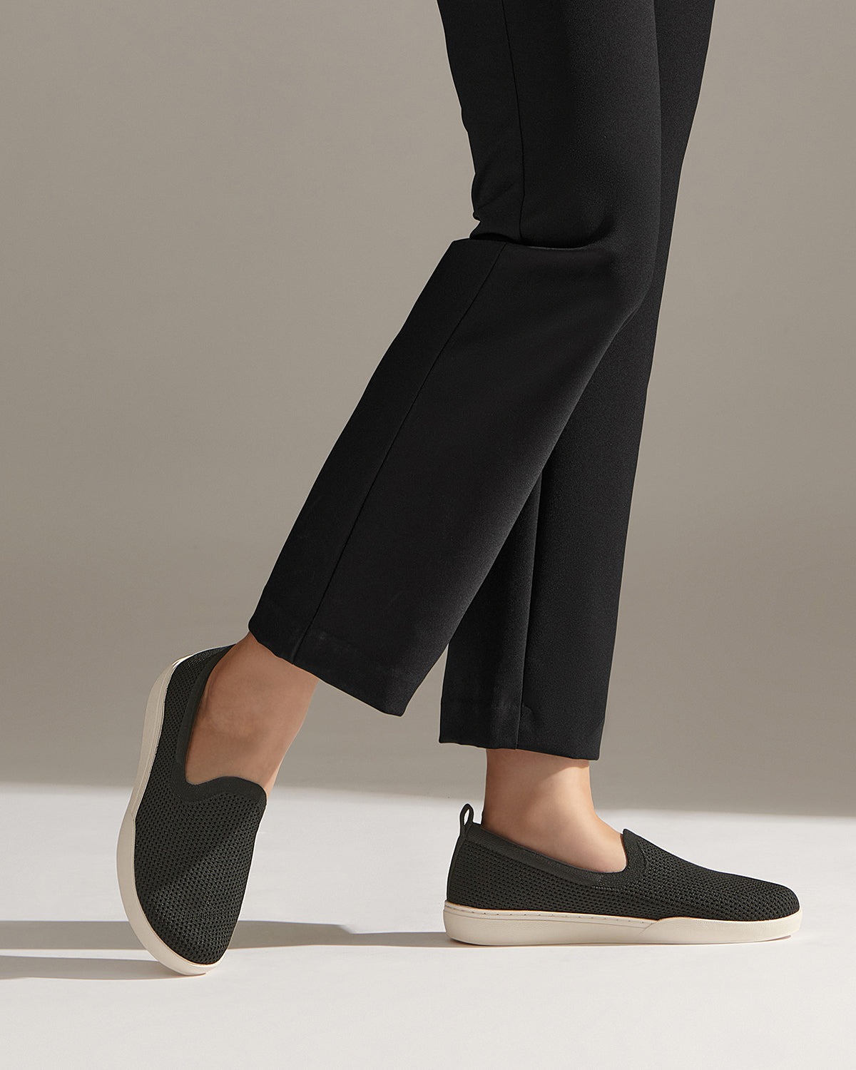 Encore Knit Slip On Black | ABEO Footwear