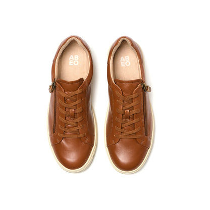 Roam Lace Caramel Leather | ABEO Footwear
